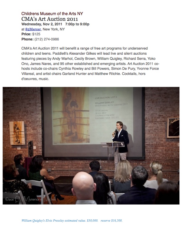 CMA auction ny